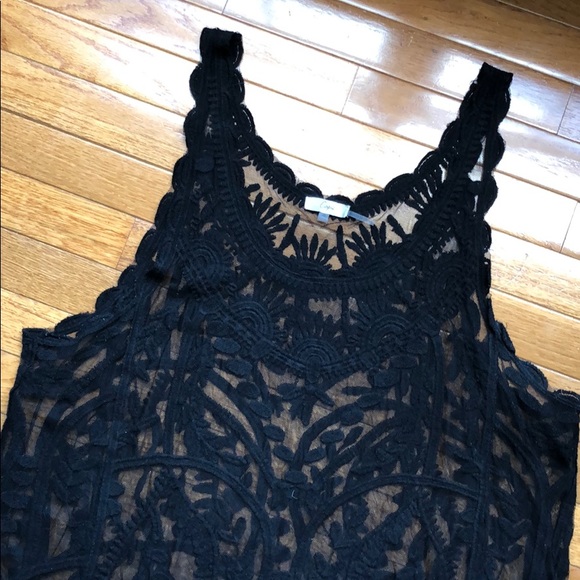 Capri Black Lace Tank XL - Picture 2 of 7